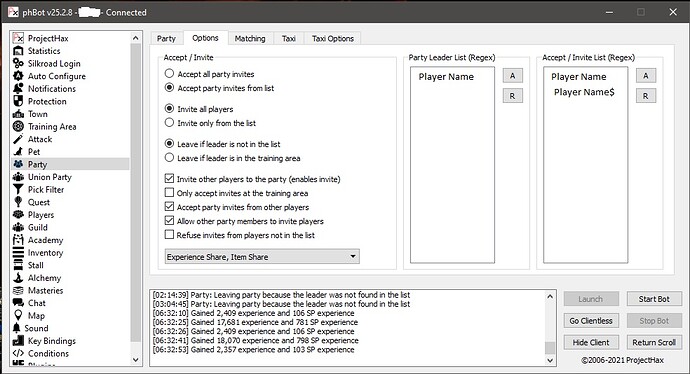 Party - Not Auto Accepting - Testing - ProjectHax