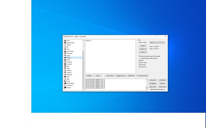 A little problem with tracing - Testing - ProjectHax