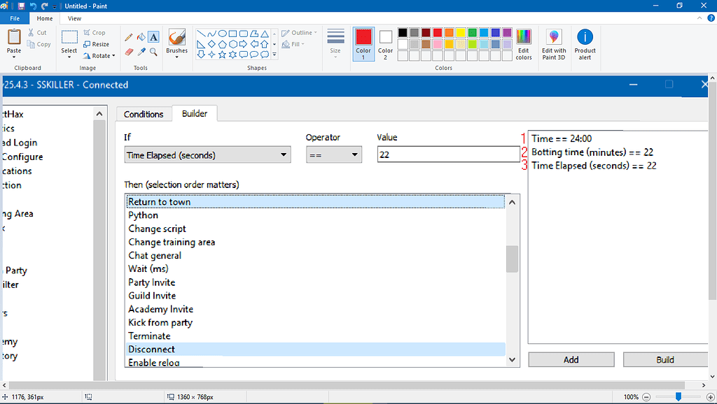 Time in condition - Testing - ProjectHax