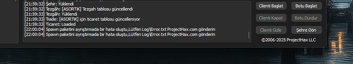 My Phbot have a problem - phBot - ProjectHax