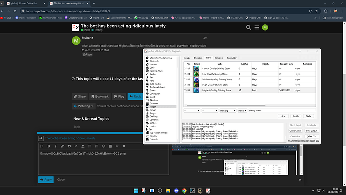 The bot has been acting ridiculous lately - Testing - ProjectHax