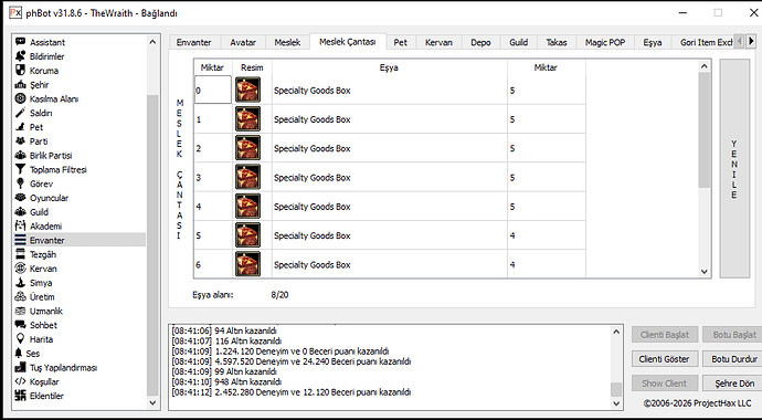 Inventory Synchronization Issue - Item Count Not Updating (Specialty ...