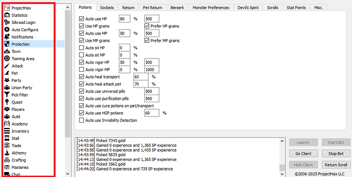 Line spacing in phbot functions - Testing - ProjectHax