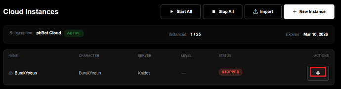 phBot Cloud - Transferring Configuration Settings - Tutorials - ProjectHax